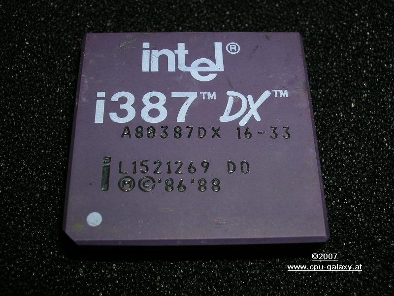 Coprocesseur Mathématique Intel 80387SX-25 - Modèle PLCC68 - Pour Vieux PC Et Rétro-computing - Neuf